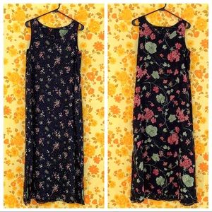 Beautiful True Vintage Floral Reversible Dress